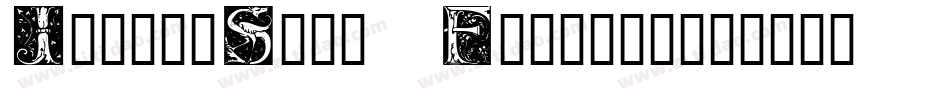 JugendStil Flowers字体转换